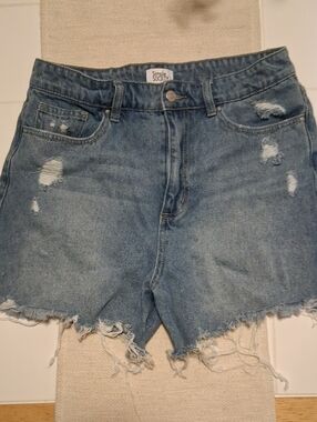 Womens/Juniors Simple Society Distressed Denim Jean Shorts Size 9/29
